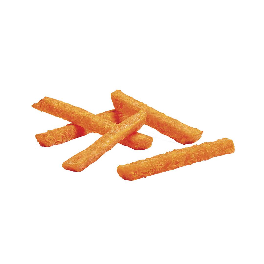 Papas a la francesa de camote de corte recto